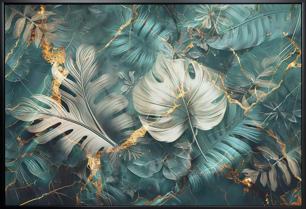 Wall art Jungle Leaves Art Illustration Wallart 22