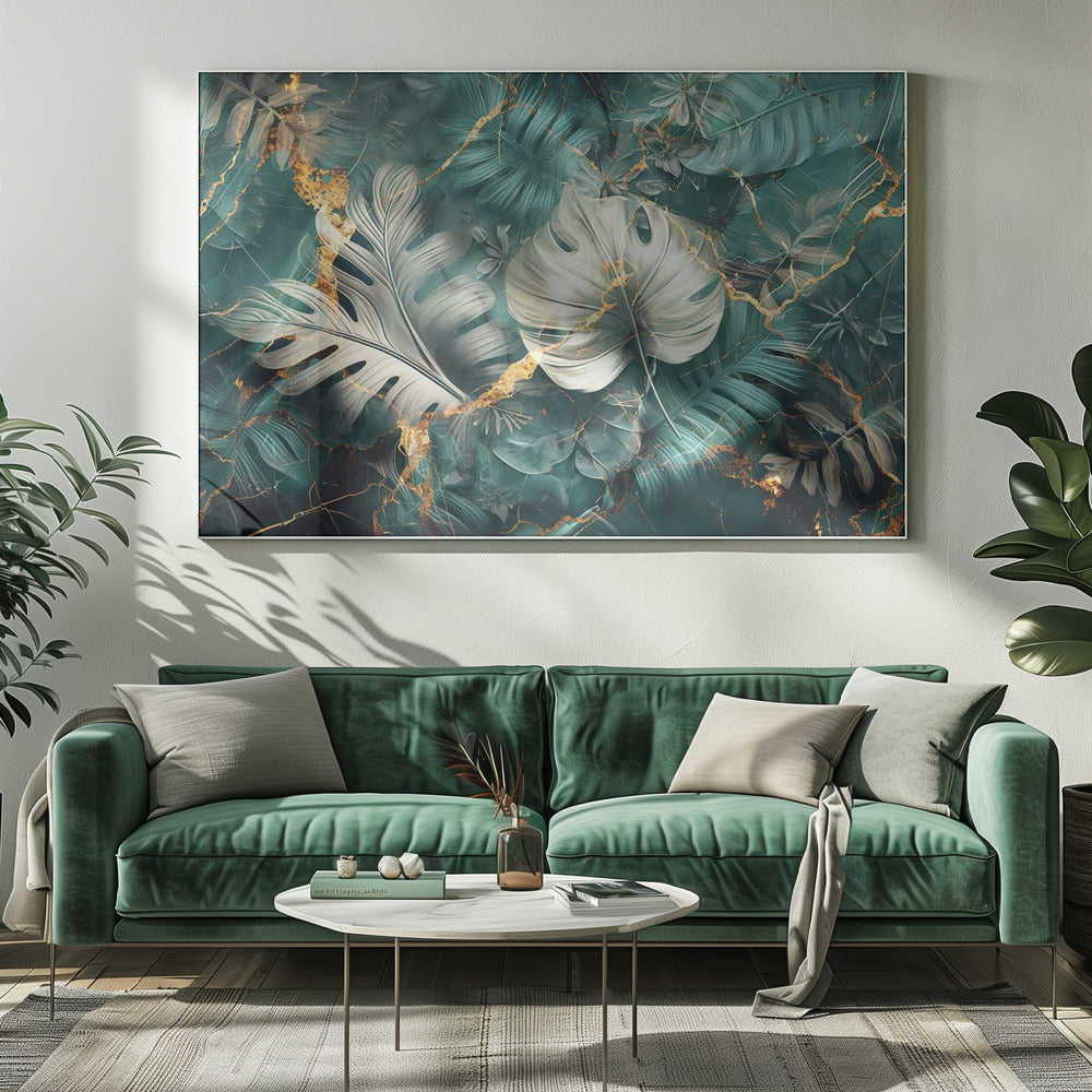 Wall art Jungle Leaves Art Illustration Wallart 22